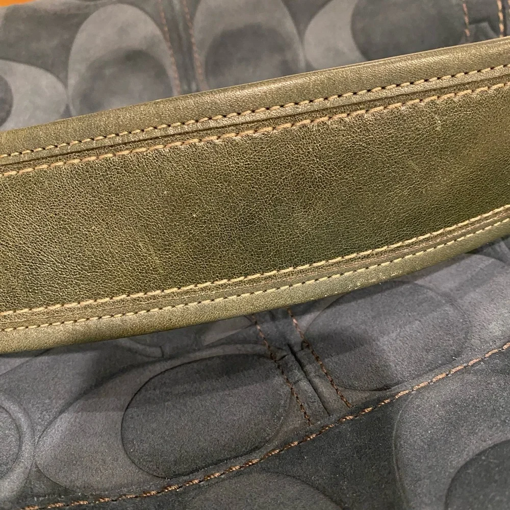 Coach 65th Anniversary Suede Leather Bag - Picture 13 of 15